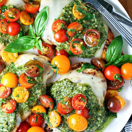 Grilled Caprese Chicken
