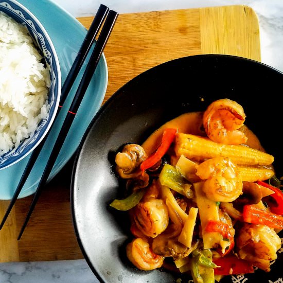 Thai Shrimp Red Curry