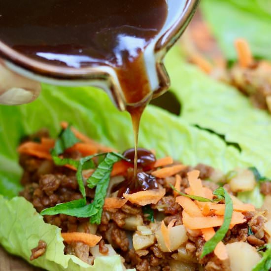 20 Minute Vegetarian Lettuce Wraps