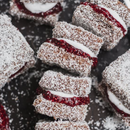 Sugar Free No-Bake Lamingtons