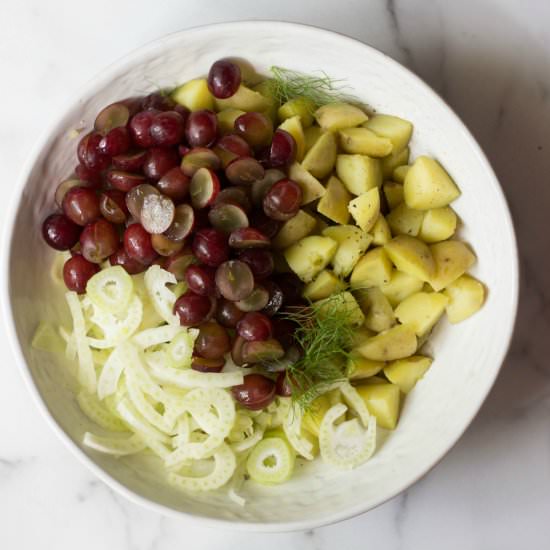 Fennel & Grape Potato Salad