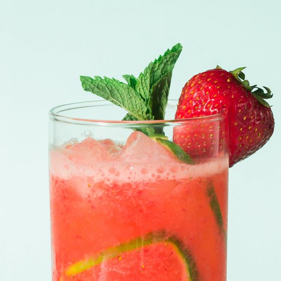 Strawberry Mint Limeade