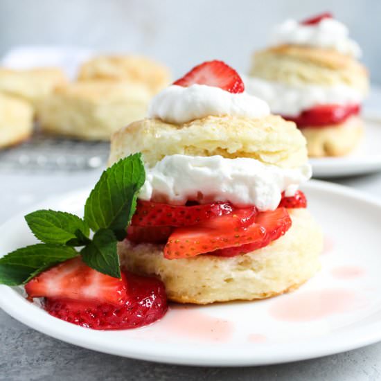 Strawberry Shortcake Biscuits