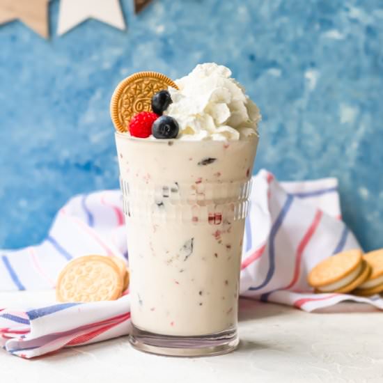 Red, white and blue blizzards