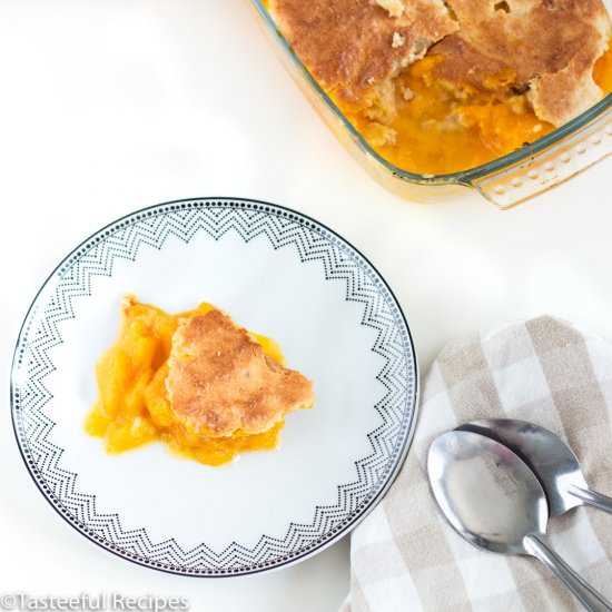 Coconut Mango Cobbler