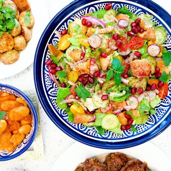Lebanese Fattoush (Salad)
