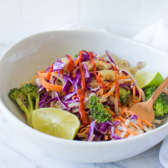Healthy Noodle Crunch Bowl
