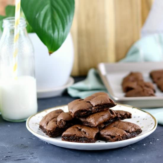 Cookie Sheet Brownies (Gluten Free)