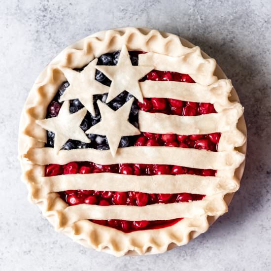 AMERICAN FLAG PIE
