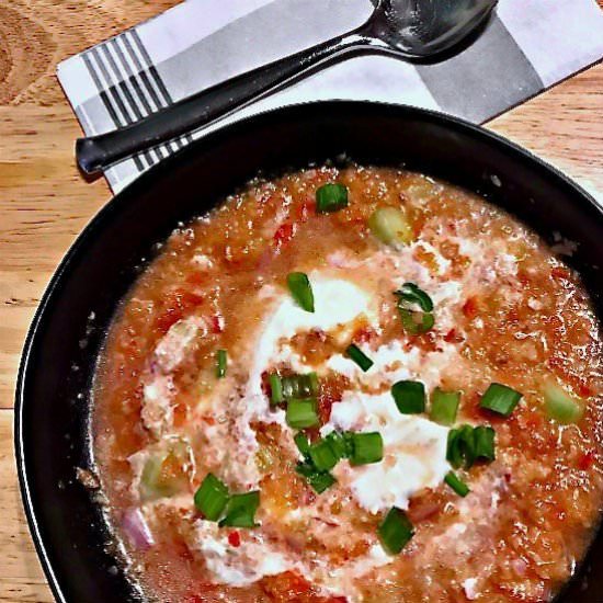 Feta Crema Gazpacho