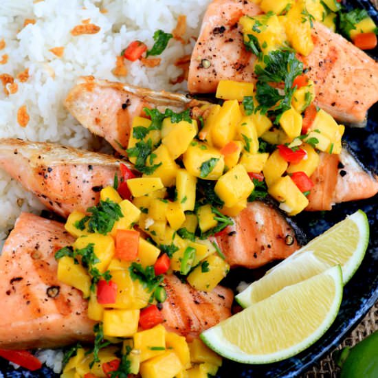 Salmon With Mango Salsa