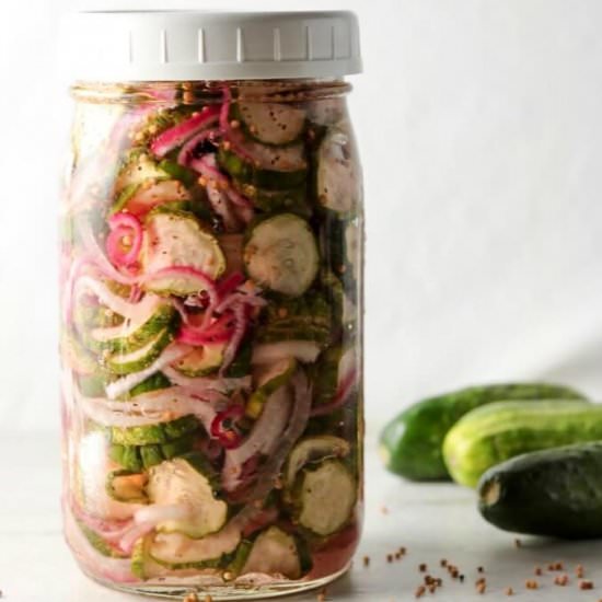 Sweet Refrigerator Pickles