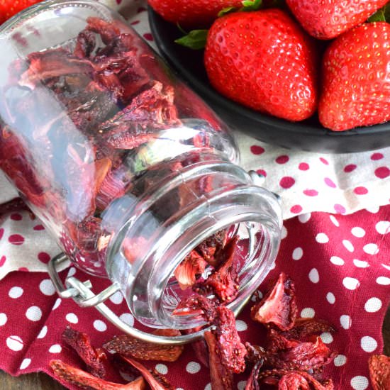 Oven Dried Strawberries