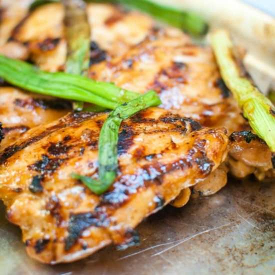 Grilled Vidalia Pickle Chicken