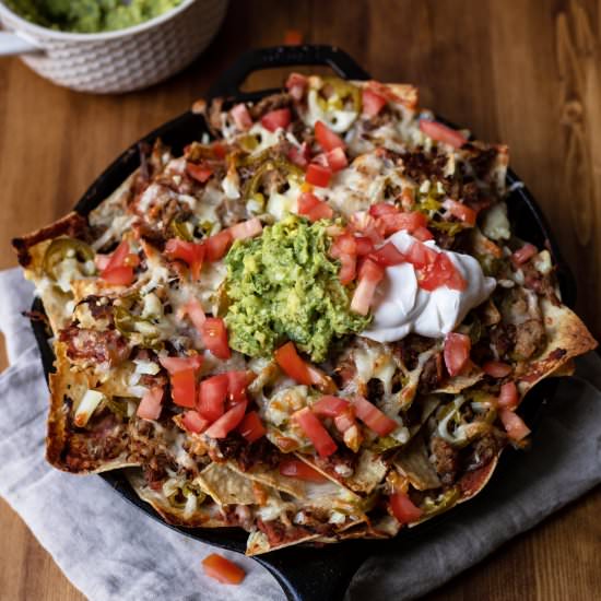 Piled High Carnitas Nachos
