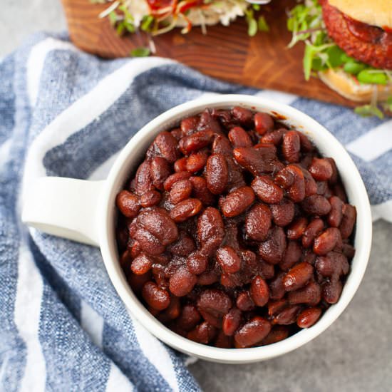 Instant Pot Vegetarian Baked Beans