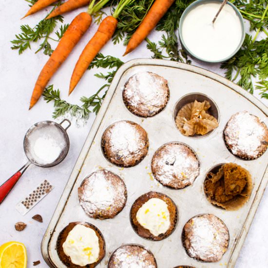 Vegan Carrot Muffins