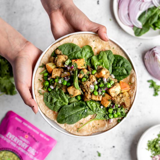 Samosa Dal Burrito (V/GF)
