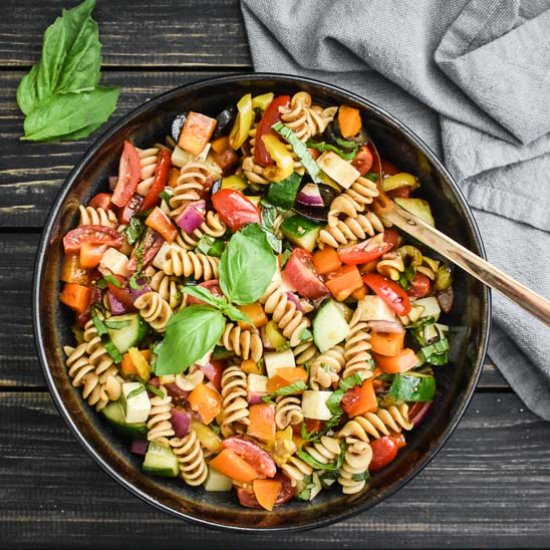 Balsamic Basil Pasta Salad