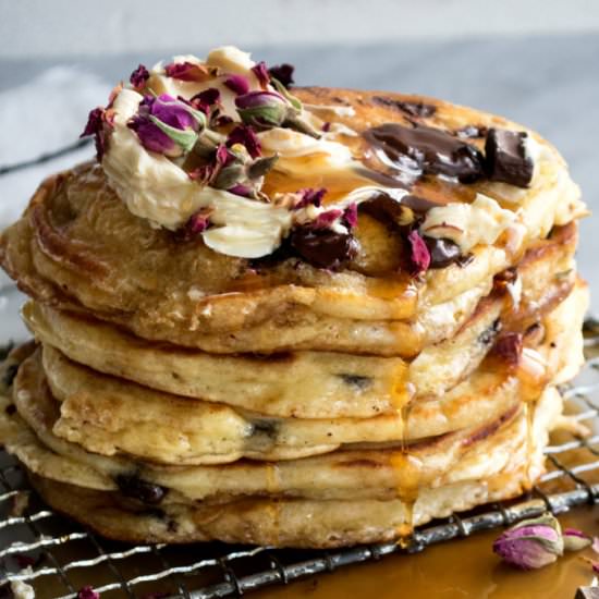 Chocolate Ricotta Pancakes