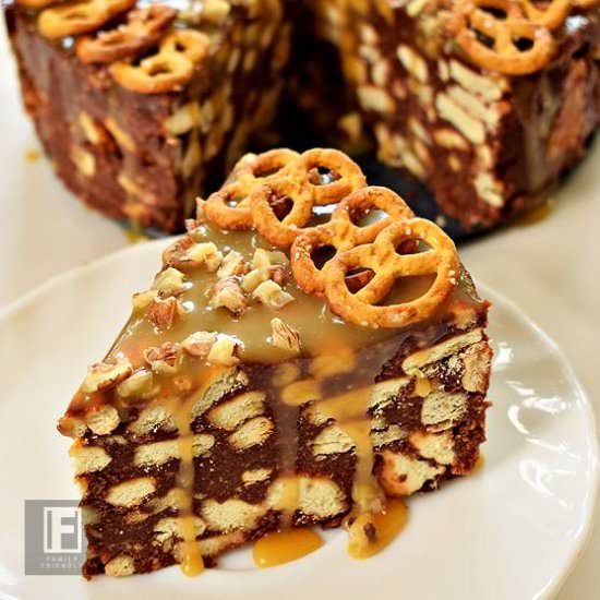 Chocolate Orange Biscuit Cake