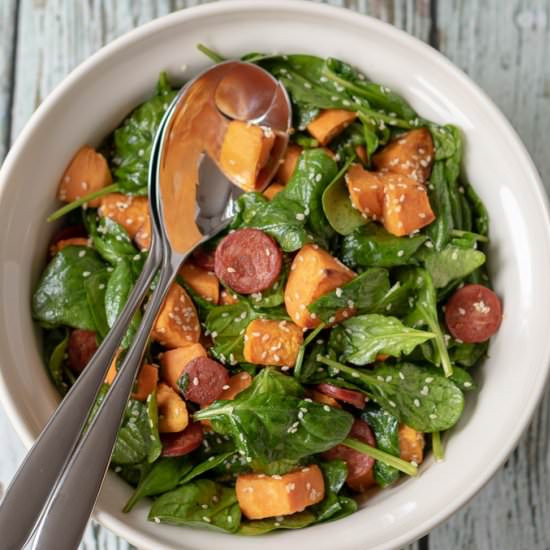 Chorizo and Sweet Potato Salad