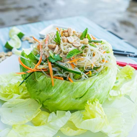 Vietnamese Noodle Salad LettuceBowl