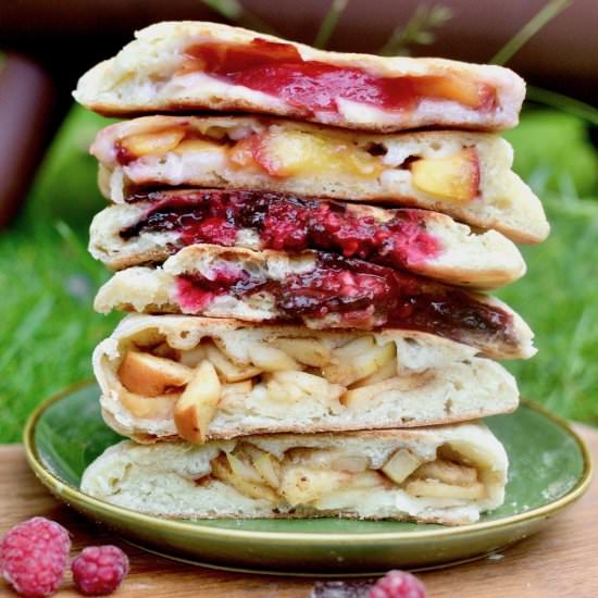 Vegan Dessert Calzone – Three Ways
