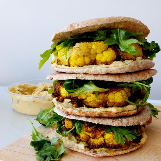 Curried Cauliflower Sandwich