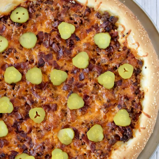 Cheeseburger Pizza