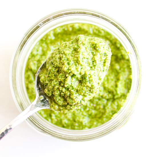 Spinach, Arugula & Walnut Pesto