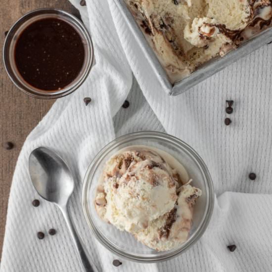 Malted Cookie Dough Ice Cream