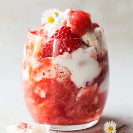 Vegan Eton mess (GF)