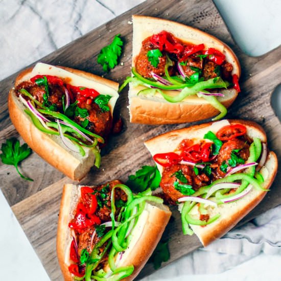 Loaded Summer Meatball Sub