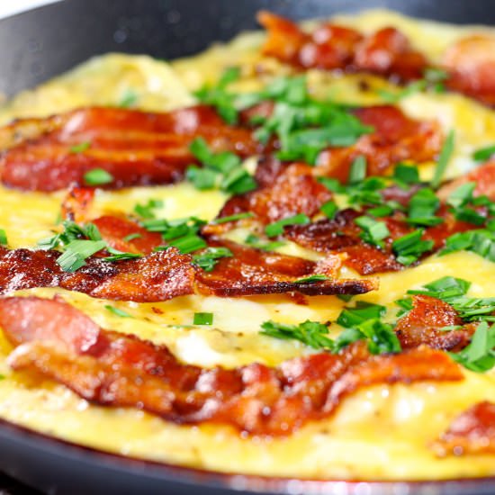 Danish Egg and Bacon Pancake