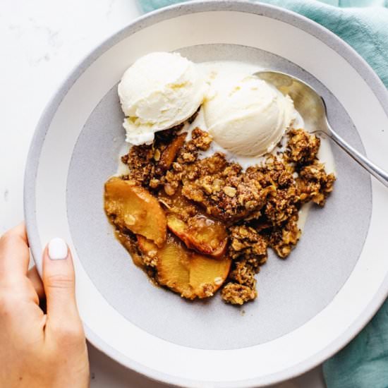 Best Gluten Free Peach Crisp