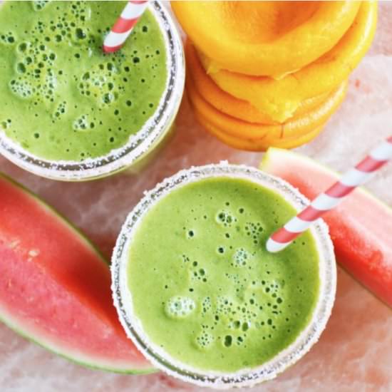 Green Watermelon Margarita Smoothie