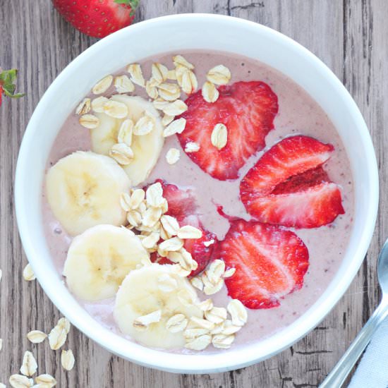 Simple, strawberry-banana Smoothie
