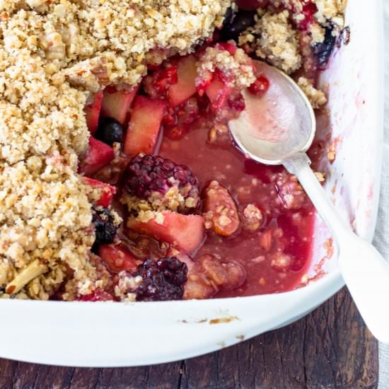 Apple Berry Crumble