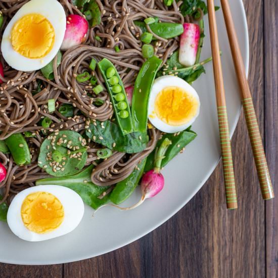 Soba Noodle Salad & Yuzu Dressing