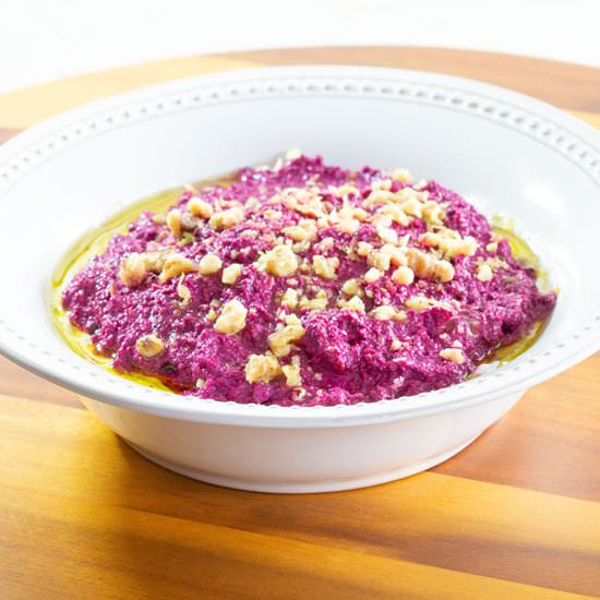 Easy beet dip with Greek Yogurt