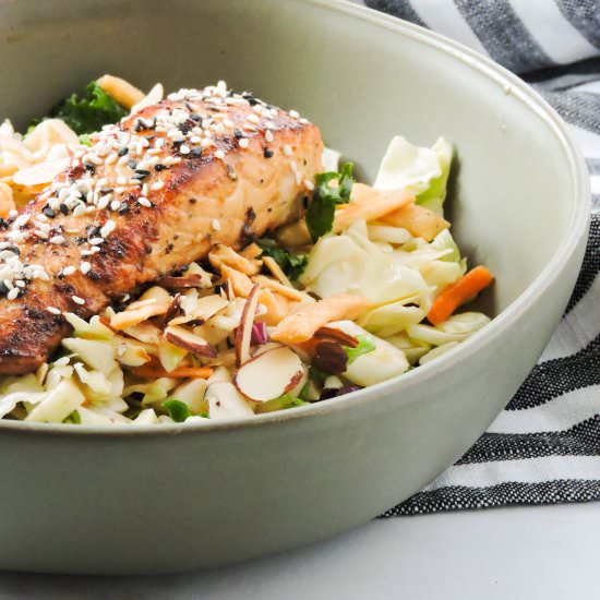 Asian Salmon Chopped Salad