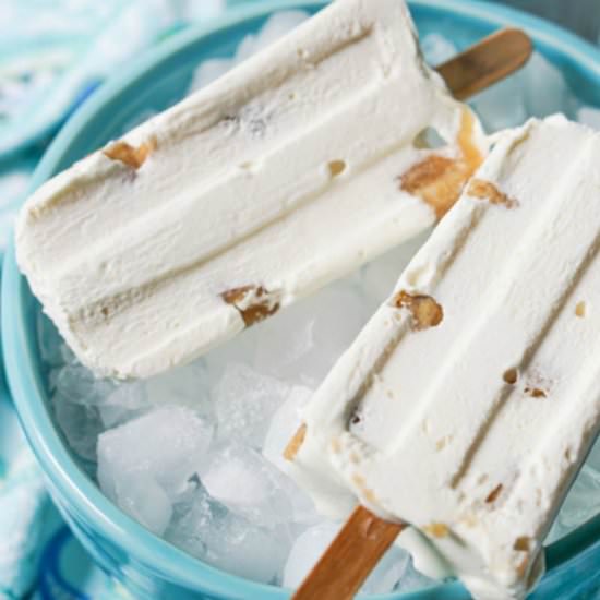 Cookie Dough Cheesecake Keto Pops