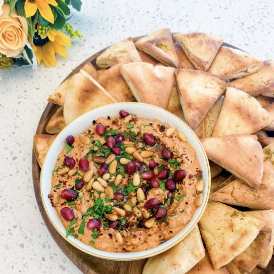 Muhammara (Roasted Red Pepper Dip)