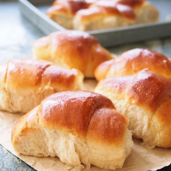 Soft Sourdough Fruit Buns