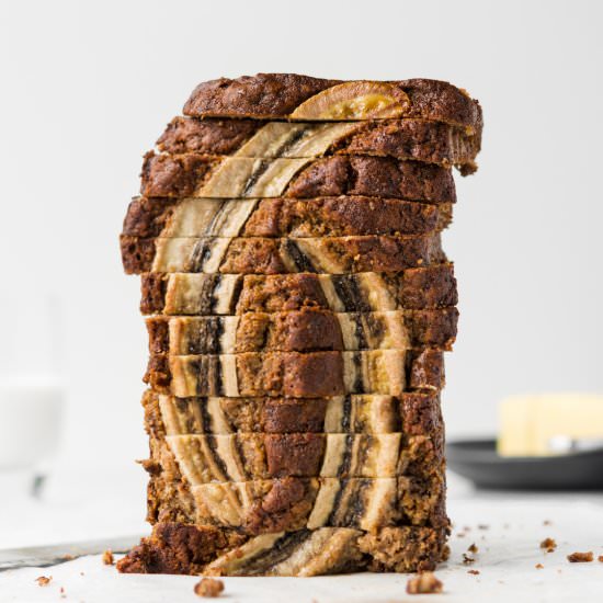 brown butter spelt banana bread