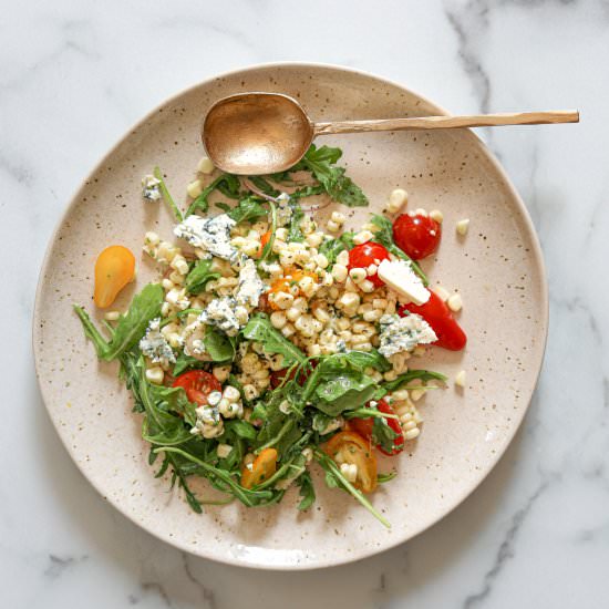 Corn Salad with Blue Cheese