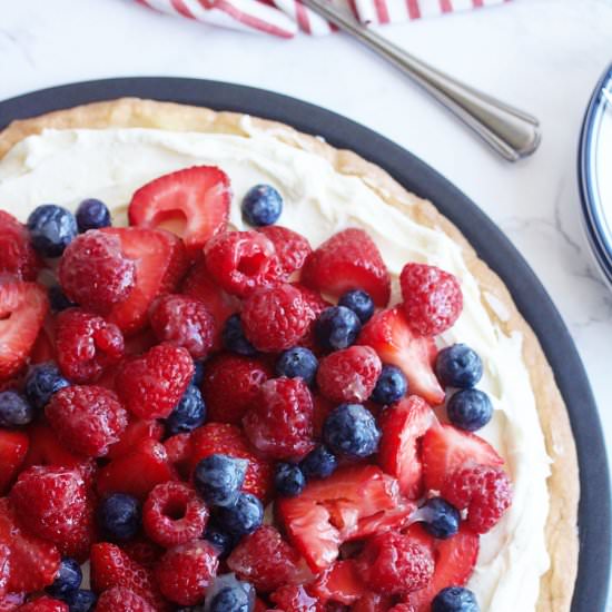 Vanilla Cream Fruit Tart