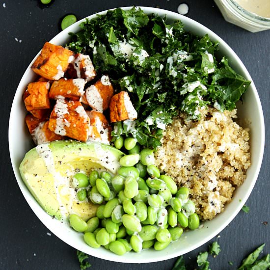 Sweet Potato Buddha Bowl Recipe