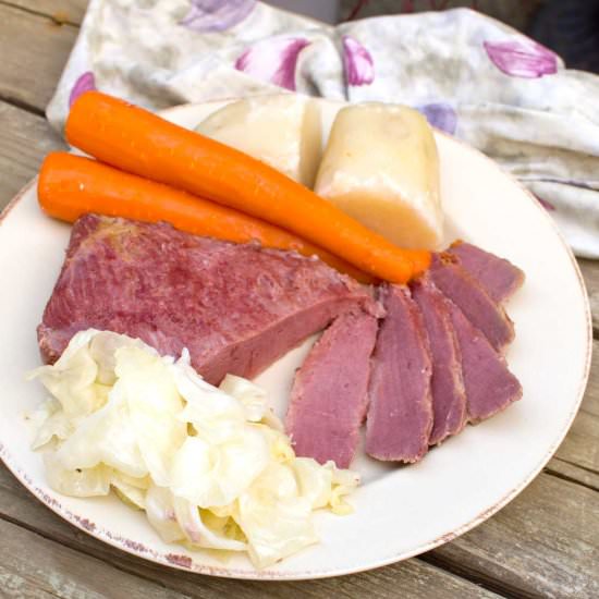 Corned Beef Dinner in Slow Cooker